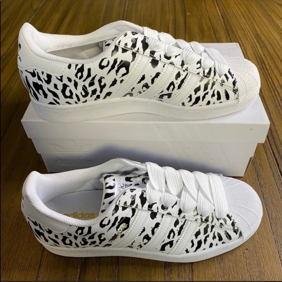 Adidas Superstar casual leopard shoe sneaker - Picture 9 of 14
